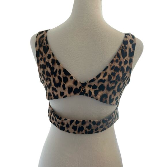 Victoria’s Secret leopard print bralette sports bra, size L - Picture 3 of 7